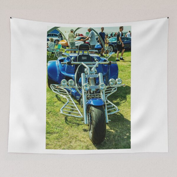 Item preview, Front  of a blue Trikes, on display designed and sold by Graham Cornall.