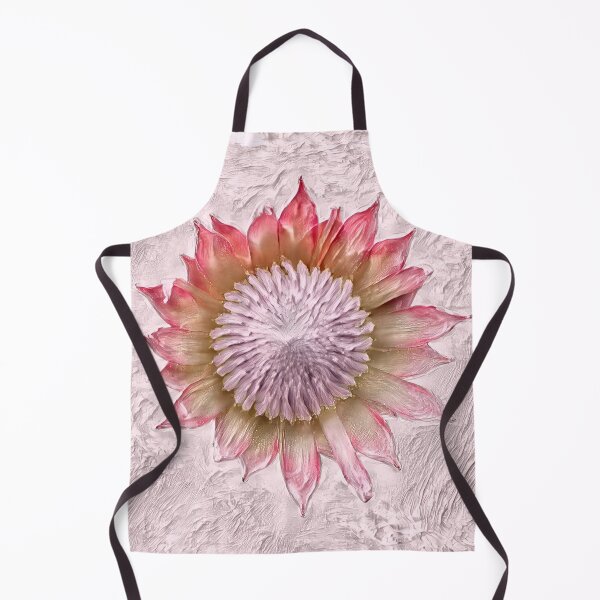 Item preview, King Protea Flower in Arty Impasto Style designed and sold by Scotch Macaskill.