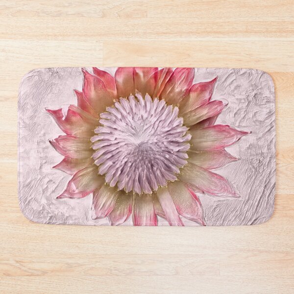 Item preview, King Protea Flower in Arty Impasto Style designed and sold by Scotch Macaskill.