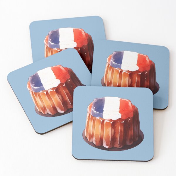 Item preview, Canelé with French flag designed and sold by Remek-Design.