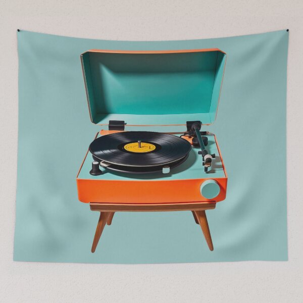 Item preview, Retro Vintage 1960s Record Player designed and sold by Retro Salt.