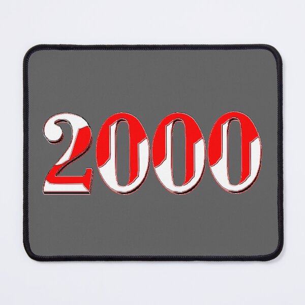 Item preview, 2000 number two thousand digit order sequence team member age designed and sold by 4rpixs.