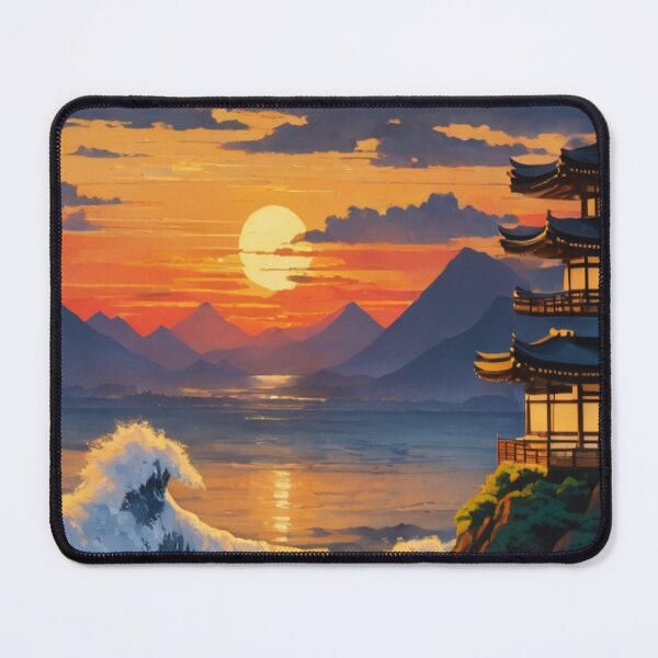 Item preview, Waves ukiyo e style art designed and sold by BentoPrint.