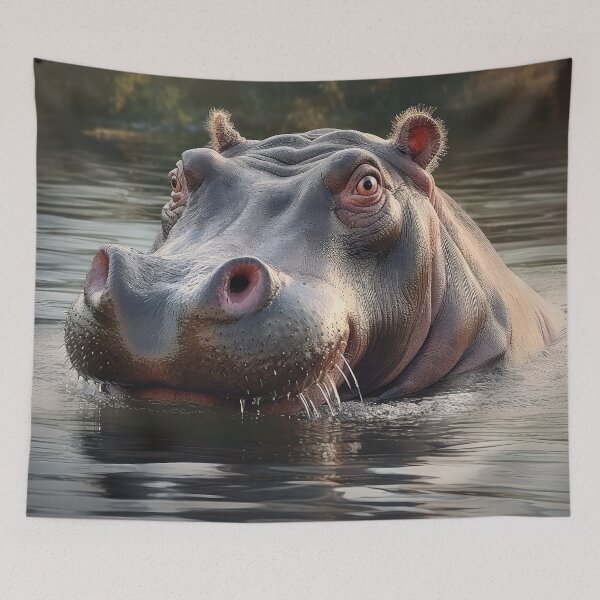 Item preview, River Hippo 01 designed and sold by Elisabeth Lucas.