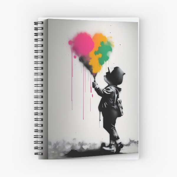 Item preview, Colorful Heart Balloon Modern Art designed and sold by KituKat.