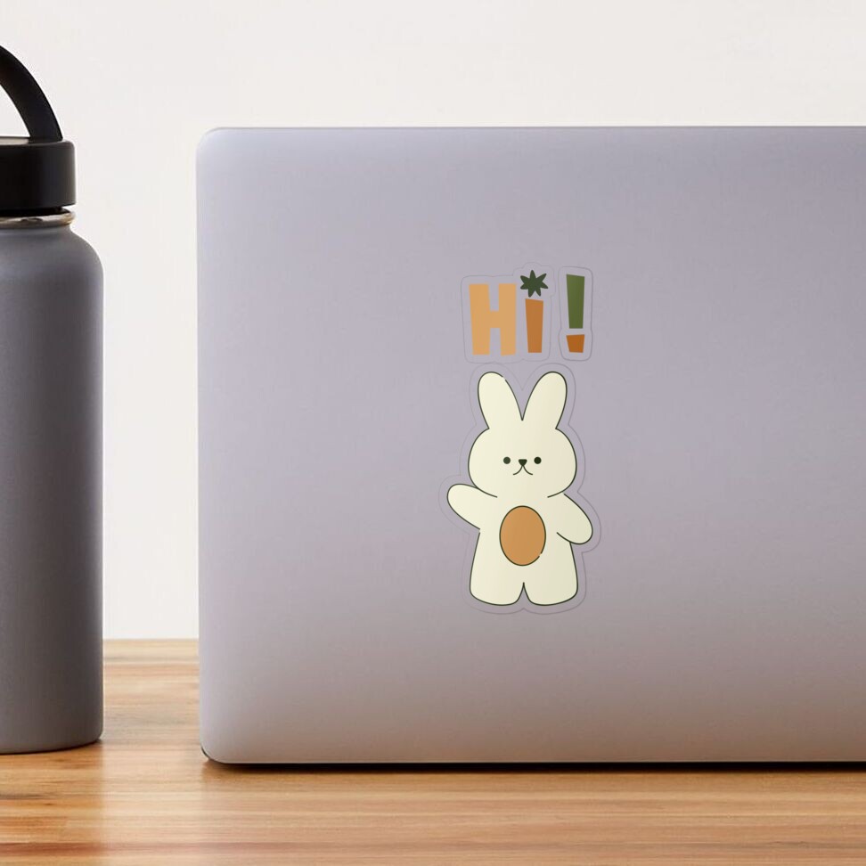 Miffy Plush Stickers Art Print by Melissa Santos