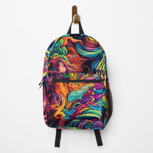 Item preview, Colorful psychdelic skull designed and sold by robrad.