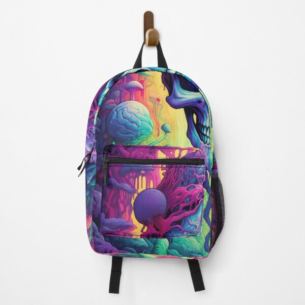 Item preview, Colorful psychdelic skull designed and sold by robrad.