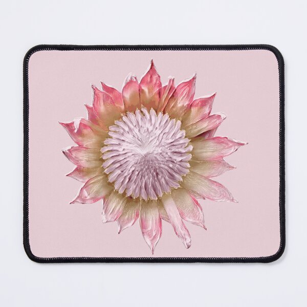 Item preview, King Protea Flower in Arty Impasto Style designed and sold by Scotch Macaskill.