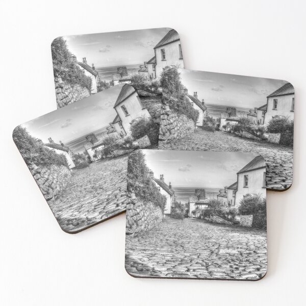 Item preview, Clovelly, Downhill, Black And White designed and sold by Paul Thompson Photography.