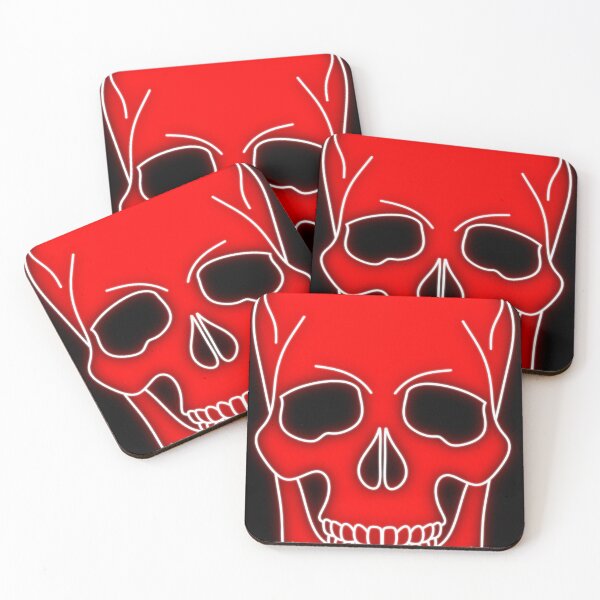 Item preview, Red skull designed and sold by PerfectLineArt.