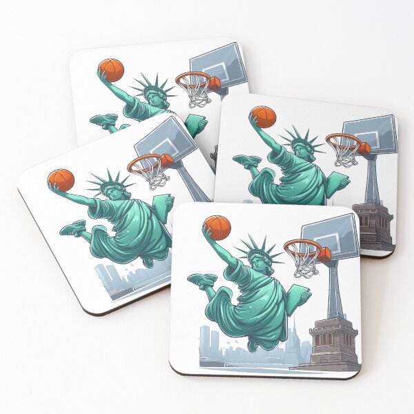 Item preview, Dunking Statue of liberty - basketball tshirt gift for kids, teens and adults, homewear designed and sold by Fanaticos.
