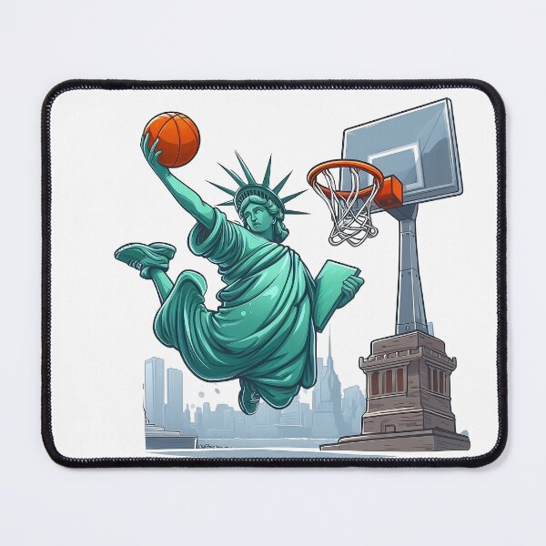 Item preview, Dunking Statue of liberty - basketball tshirt gift for kids, teens and adults, homewear designed and sold by Fanaticos.