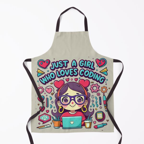 Item preview, Just A Girl Who Loves Coding Geek Coding Women designed and sold by ArtFromBeyond.