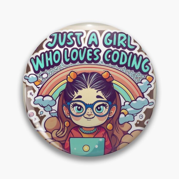Item preview, Just A Girl Who Loves Coding Geek Coding Women designed and sold by ArtFromBeyond.