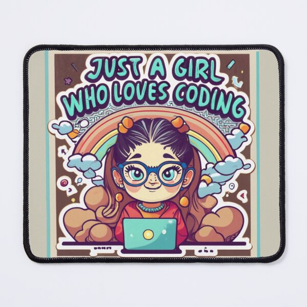 Item preview, Just A Girl Who Loves Coding Geek Coding Women designed and sold by ArtFromBeyond.