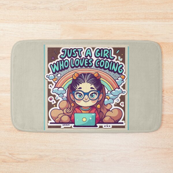 Item preview, Just A Girl Who Loves Coding Geek Coding Women designed and sold by ArtFromBeyond.