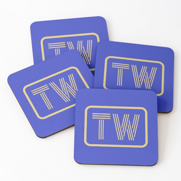 Item preview, TW Initials Gold Geometric Letters designed and sold by Jeallan Designs.