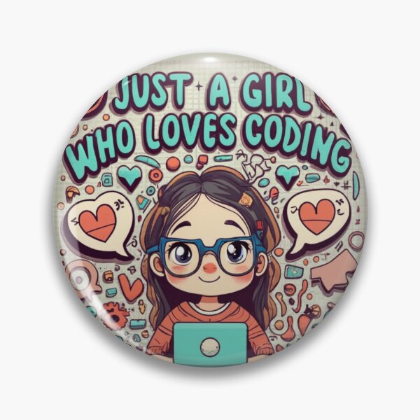 Item preview, Just A Girl Who Loves Coding Geek Coding Women designed and sold by ArtFromBeyond.