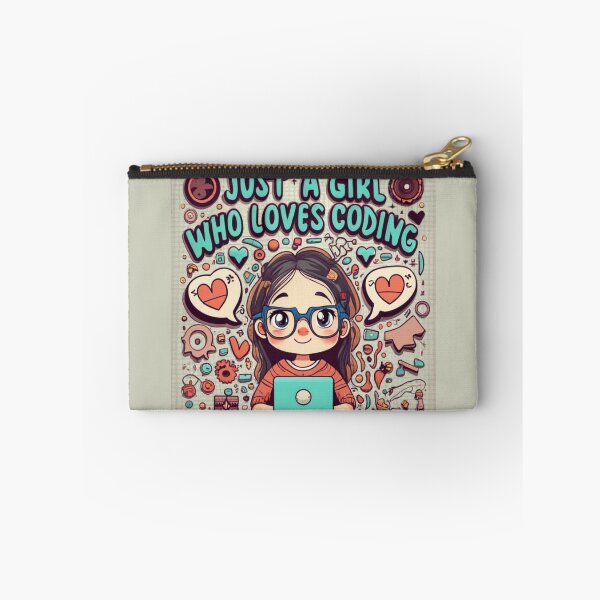 Item preview, Just A Girl Who Loves Coding Geek Coding Women designed and sold by ArtFromBeyond.