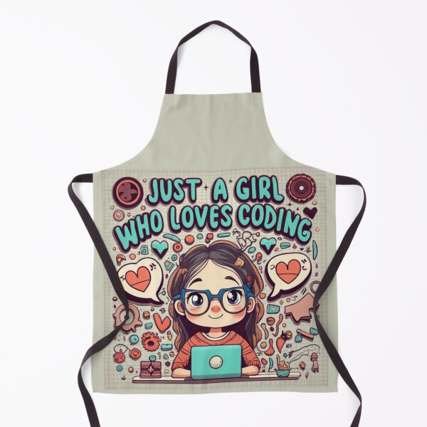 Item preview, Just A Girl Who Loves Coding Geek Coding Women designed and sold by ArtFromBeyond.