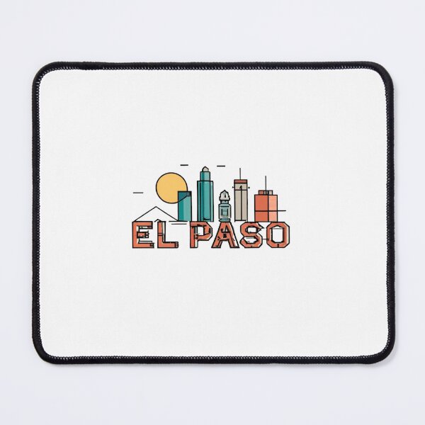 Item preview, El Paso, Texas | City Drawing Pixel Style 2 designed and sold by CircinusStore.