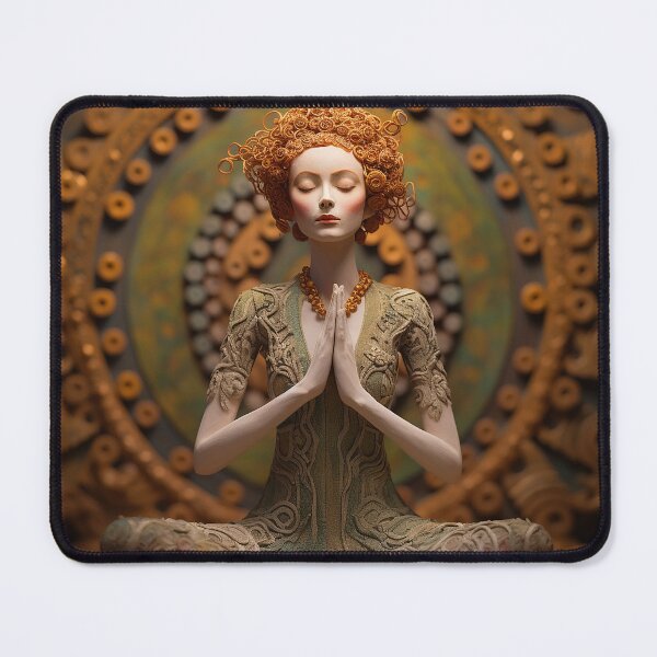 Item preview, Young woman in meditation designed and sold by Pierre616.