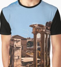 The Imperial Fora, Rome Graphic T-Shirt
