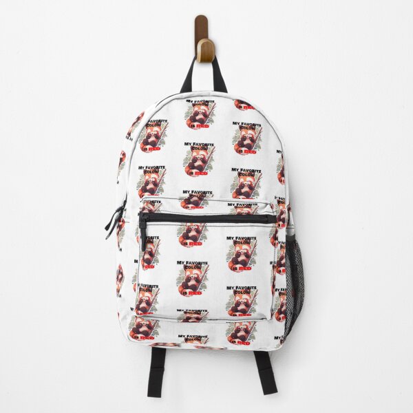 Item preview, My Favorite Color Is Red Red Panda Design by Zeesdesign on Redbubble designed and sold by ZEESDESIGN.