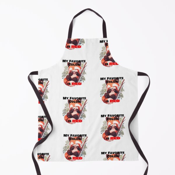 Item preview, My Favorite Color Is Red Red Panda Design by Zeesdesign on Redbubble designed and sold by ZEESDESIGN.
