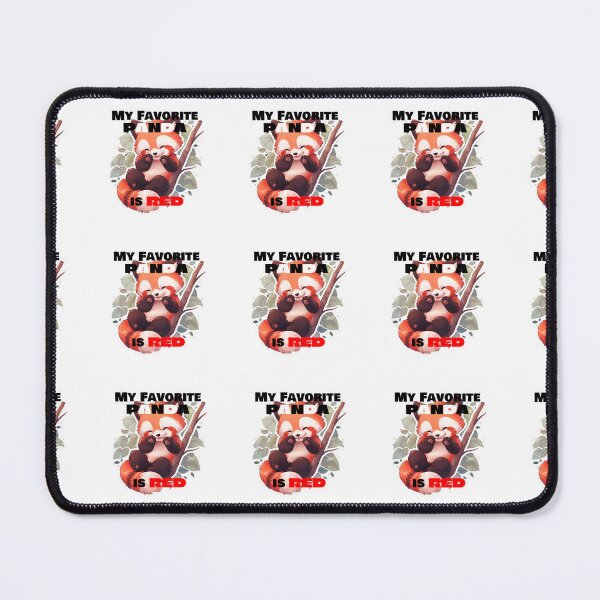 Item preview, My Favorite Panda Is Red Gleeful Design by Zeesdesign on Redbubble designed and sold by ZEESDESIGN.