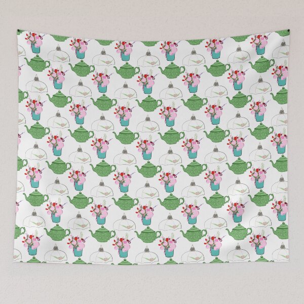 Item preview, Decorative pattern teapot designed and sold by Wallmoa.
