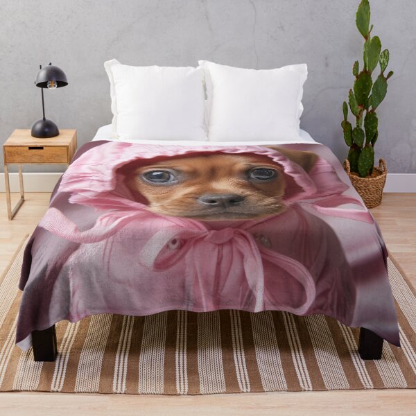 Item preview, Dachshund Puppy in Pink Suit designed and sold by Elisabeth Lucas.