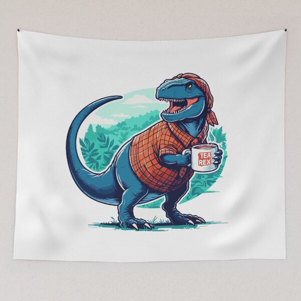 Item preview, Tea rex break designed and sold by TomFrontierArt.