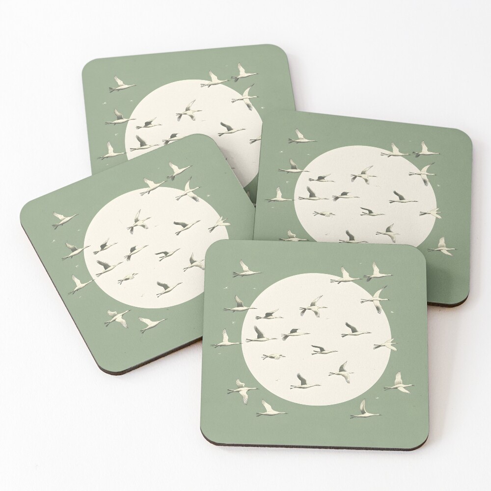 Item preview, Coasters (Set of 4) designed and sold by etherinkAI.
