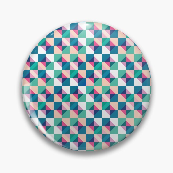 Item preview, Mid Mod Checkerboard Green Pink designed and sold by Stephanie McRae.