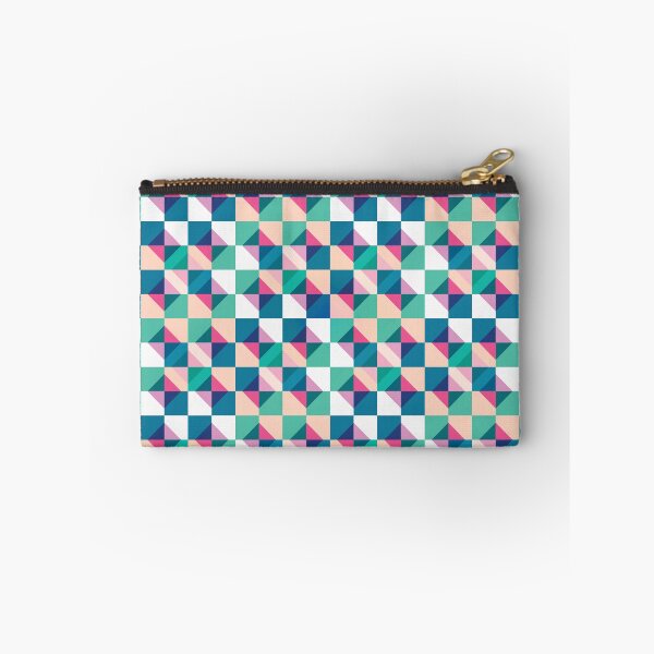 Item preview, Mid Mod Checkerboard Green Pink designed and sold by Stephanie McRae.