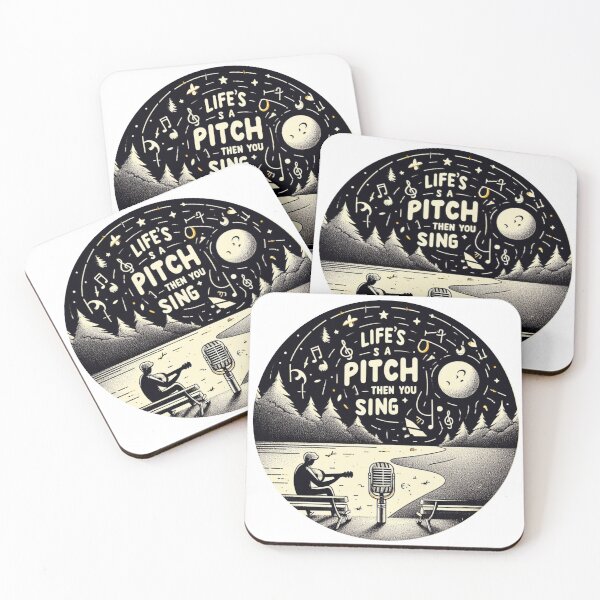 Item preview, Life's a Pitch, Then You Sing designed and sold by Gulyabani.