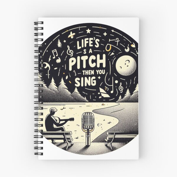 Item preview, Life's a Pitch, Then You Sing designed and sold by Gulyabani.