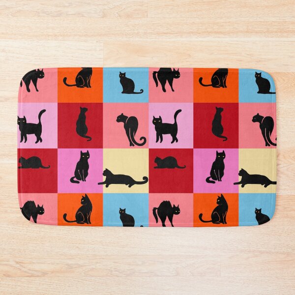 Item preview, Halloween colourful cat designed and sold by AjoobaByPooja.