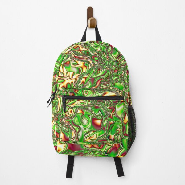 Item preview, Abstract Green & Rust Liquid Fractal Chaos designed and sold by SXW Designs.