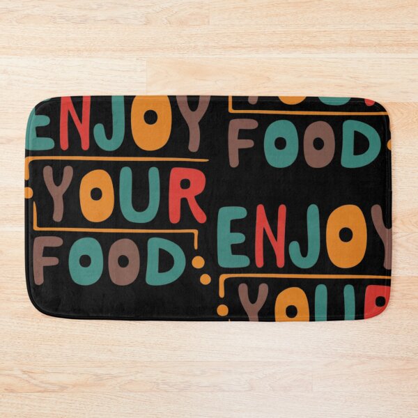 Item preview, Enjoy Your Food Funny Gifts for Food Lovers  designed and sold by EmiAndMike.