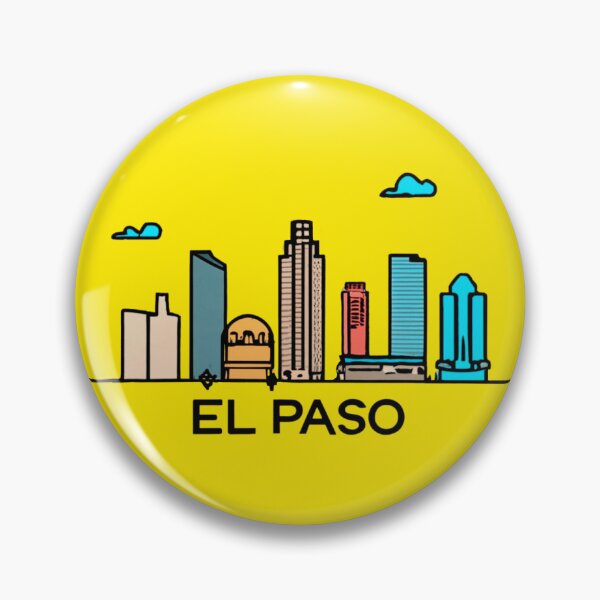 Item preview, El Paso, Texas | City Drawing Minimalist Style Plus designed and sold by CircinusStore.