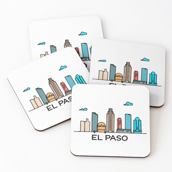 Item preview, El Paso, Texas | City Drawing Minimalist Style Plus designed and sold by CircinusStore.