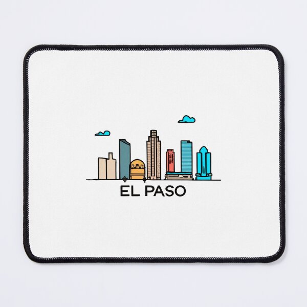 Item preview, El Paso, Texas | City Drawing Minimalist Style Plus designed and sold by CircinusStore.