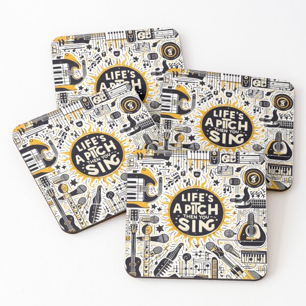 Item preview, Life's a Pitch, Then You Sing designed and sold by Gulyabani.
