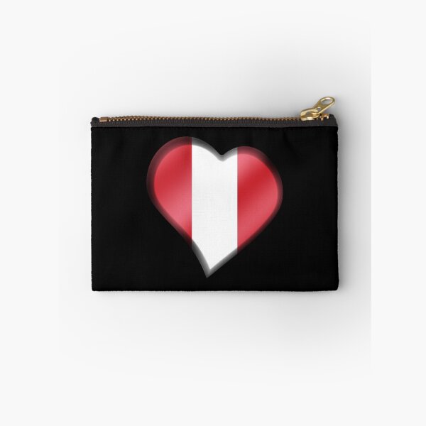 Item preview, Peruvian Flag - Peru - Heart designed and sold by Graphix.
