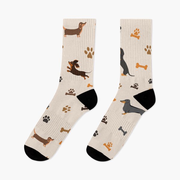 Item preview, Adorable Dachshund Pattern Paws & Bones designed and sold by soapblossom.