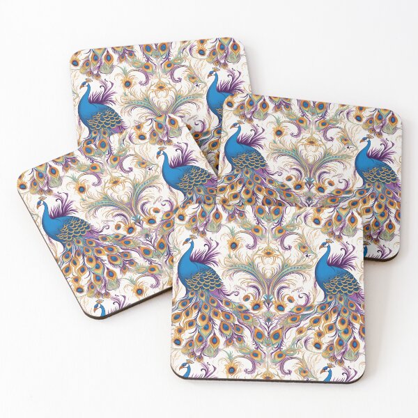 Item preview, Royal peacock, bird of paradise seamless pattern designed and sold by Phumtanis66.