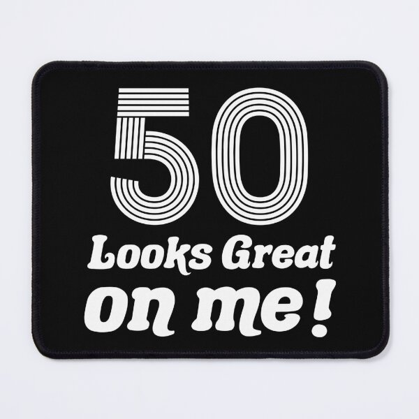 Item preview, Funny Vintage 50th Birthday (B&W) designed and sold by thepixelgarden.